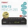 SET TOP BOX MAXXO STB-T2 FullHD s HEVC H.265 DVB-T2,  USB přijímač