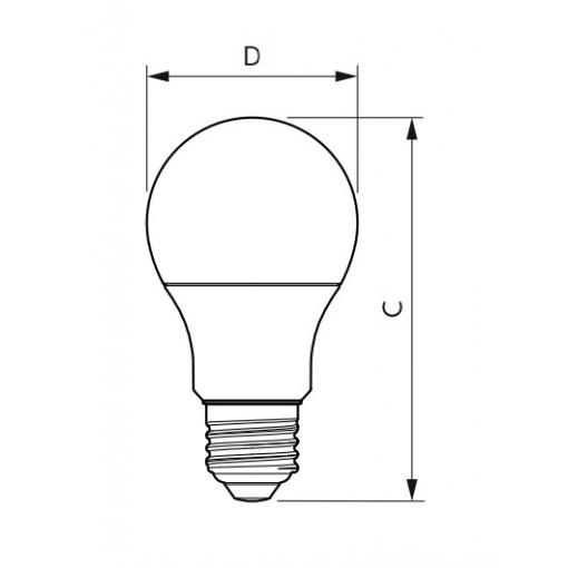 LED žárovka Philips CorePro E27 8.5W stmívatelná, 2700K 230V A60   P660642