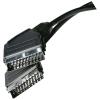 SCART kabel, SCART konektor - SCART konektor, 21-pin, 1m  SD2001