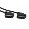 SCART kabel, SCART konektor - SCART konektor, 21pin, 1,5m, sáček  AQ KVS015