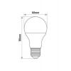 LED žárovka INQ, E27 10W A60, neutrální bílá   IN408646