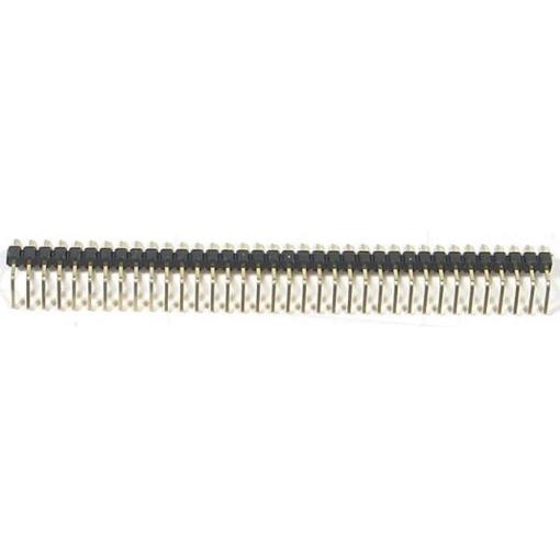 Jumper lišta 1×40 pin, rozteč 2,54 mm, úhlová