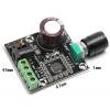 Stereo zesilovač PAM8610, 2×15 W, třída D, modul s potenciometrem