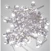 LED dioda 10 mm bílá čirá, 3 V / 20 mA, balení 100 ks