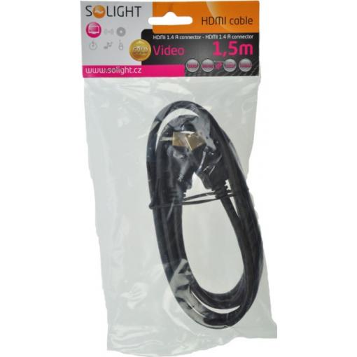 HDMI kabel, HDMI 1.4 A konektor - HDMI 1.4 A konektor, 1,5m, sáček  SSV1215E