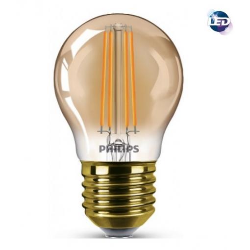 LED žárovka Philips E27 Vintage Classic D P45 5-32W SRT4 E27 2200K GOLD