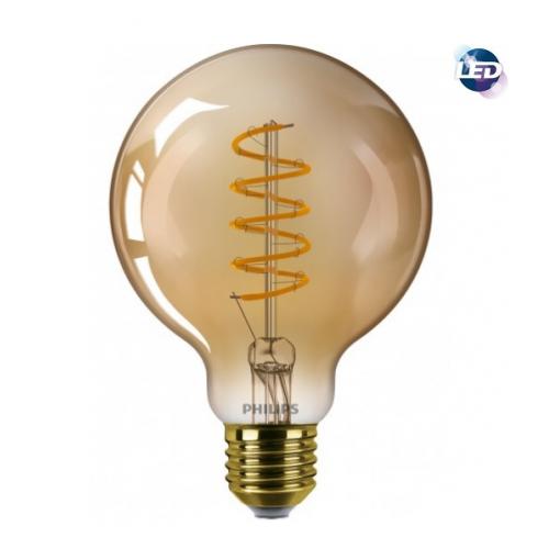 LED žárovka Philips E27 Vintage Classic D G93 5,5-25W SRT4 E27 2000K GOLD