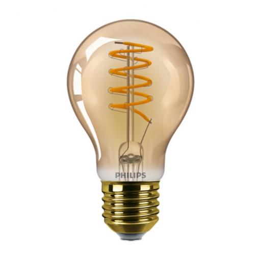 LED žárovka Philips E27 Vintage Classic D A60 5,5-25W SRT4 E27 2000K GOLD