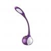 NILSEN LED stolní lampa MAGIC dotyková, stmívatelná, 7W, barev.podsvícení, fialová   US008