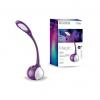 NILSEN LED stolní lampa MAGIC dotyková, stmívatelná, 7W, barev.podsvícení, fialová   US008