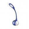 NILSEN LED stolní lampa MAGIC dotyková, stmívatelná, 7W, barev.podsvícení, modrá   US010