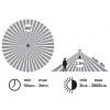 LED Svítidlo VERA SMD 12W + PIR čidlo WHST78/LED-4100