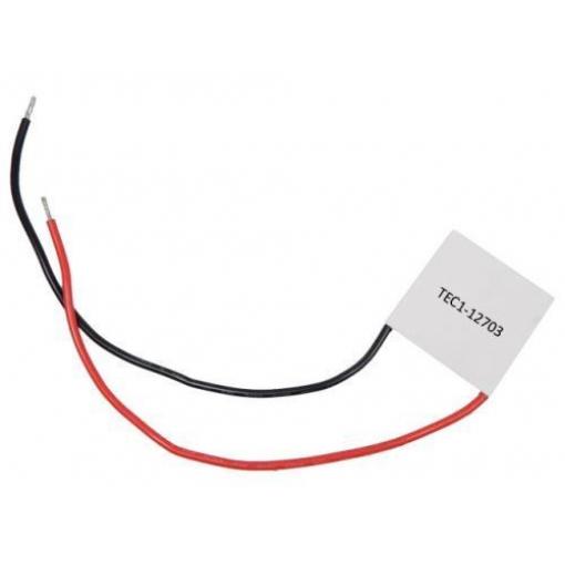 Peltierův článek TEC1-12703, 12 V / 3 A, 30 × 30 × 3,6 mm