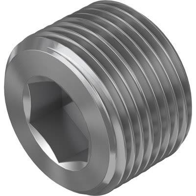 Zaslepovací zátka, řada: Blanking Plug B, Pozinkovaná ocel, přípojka se závitem: NPT Festo