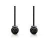 Kabel DIN konektor/DIN konektor 2m NEDIS CAGP20000BK20