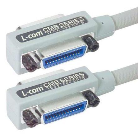 L-Com Sériový kabel, A: Vnější délka 1 m, B: Vnější, Polyvinylchlorid