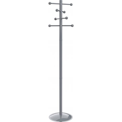 Maul stojanový věšák 9401582 MAULsaphir Lite Počet háků: 8 (š x v x h) 38 x 171 x 38 cm kov šedá 1 ks