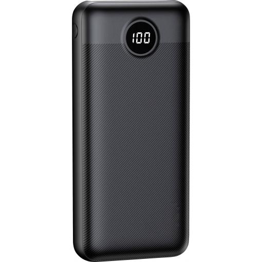 XCell powerbanka Li-Pol, 20000 mAh, Dodávka energie, QC 3.0, Quick Charge 3.0, černá, Indikátor stavu