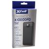 XCell powerbanka Li-Pol, 10000 mAh, Dodávka energie, Quick Charge 3.0, QC 3.0, černá, Indikátor stavu