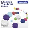 magnetoplan magnet (Ø x v) 34 mm x 12.5 mm kulatý černá 10 ks 1665012