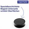 magnetoplan magnet (Ø x v) 34 mm x 12.5 mm kulatý černá 10 ks 1665012