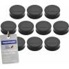 magnetoplan magnet (Ø x v) 34 mm x 12.5 mm kulatý černá 10 ks 1665012