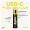 Aqiila AAA USB-C® akumulátor Li-Ion 600 mAh 1.5 V 4 ks