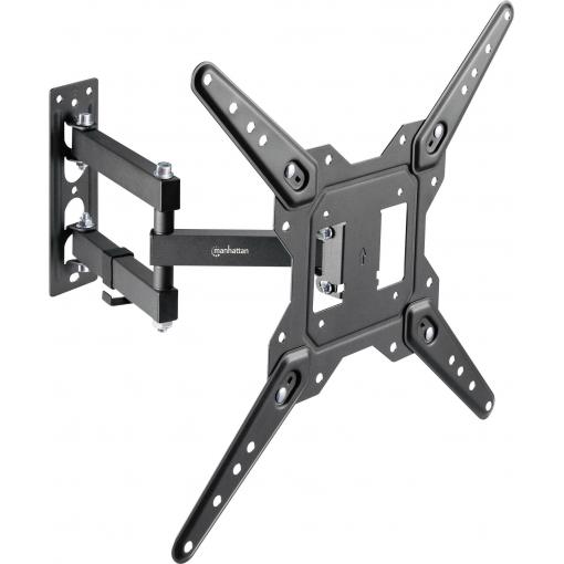 Manhattan TV držák na zeď 58,4 cm (23) - 127,0 cm (50) naklápěcí, nakláněcí pro montáž do rohu, vhodné pro zakřivené televizory (Curved TV)
