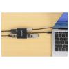Manhattan USB 2.0 adaptér [1x USB-C® zástrčka - 4x HDMI zásuvka, USB 2.0 zásuvka A, USB-C® zásuvka (nabíjení)] 15 cm 4K UHD, oboustranně zapojitelná zástrčka,