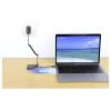 Manhattan USB 2.0 adaptér [1x USB-C® zástrčka - 4x HDMI zásuvka, USB 2.0 zásuvka A, USB-C® zásuvka (nabíjení)] 15 cm 4K UHD, oboustranně zapojitelná zástrčka,
