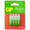 GP AAA Batterie GP Alkaline 1,5V 4 Stück mikrotužková baterie AAA 1.5 V, 4 ks