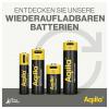 Aqiila 18650 USB-C Akku Li-Ion 2000 mAh 3.7 V 1 St. USB-C® akumulátor 18650 Li-Ion 3.7 V 2000 mAh 1 ks