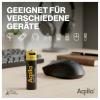 Aqiila AA USB-C® akumulátor, Li-Ion, 2000 mAh, 1.5 V, 4 ks