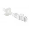 Delock příchytné klipsy kabelu Nylon bílá (š x v) 16 mm x 12 mm 10 ks 60250