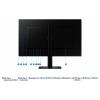 Samsung ViewFinity S6 LS27D600UAU LCD monitor 68.6 cm (27 palec)2560 x 1440 Pixel, 16:9, 5 ms, VA LCD