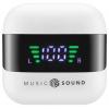 Cellularline BTMSTWSSPARKW Headset do uší (In Ear) Bluetooth®, Bez kabelu bílá, černá Nabíjecí pouzdro, Indikátor nabití, regulace hlasitosti