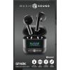 Cellularline Headset do uší (In Ear) Bluetooth®, Bez kabelu černá Nabíjecí pouzdro, Indikátor nabití, regulace hlasitosti