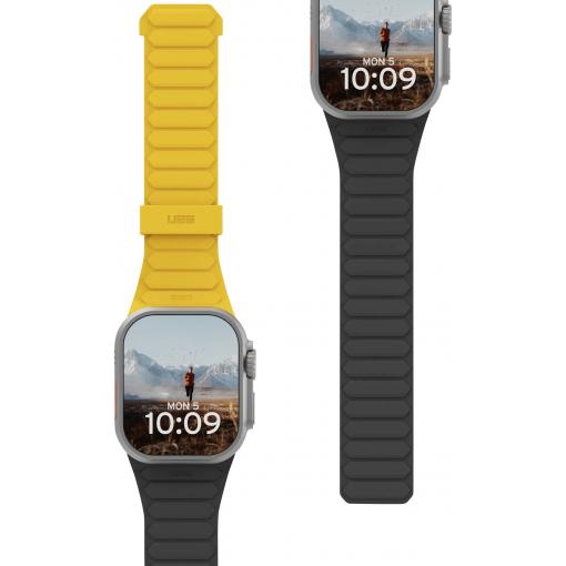 Urban Armor Gear Pathfinder náramek 44 mm, 45 mm, 46 mm uni žlutá, černá Watch Series 1, Watch Series 2, Watch Series 3, Watch Series 4, Watch Series 5, Watch