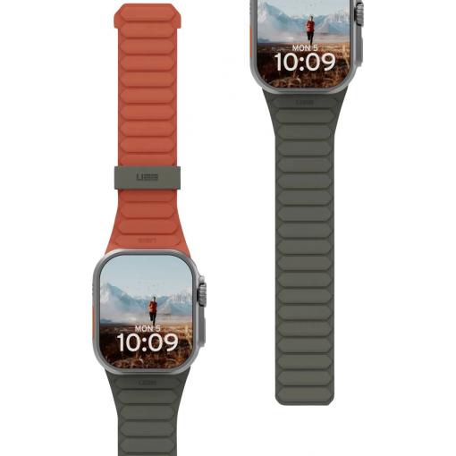 Urban Armor Gear Pathfinder 44 mm, 45 mm, 46 mm uni olivová, terakota Watch Series 4, Watch Series 5, Watch Series 6, Watch Series 7, Watch Series 8, Watch