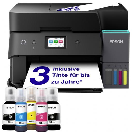 Epson EcoTank ET-4950 multifunkční tiskárna inkoustová barevná A4 tiskárna, skener, kopírka, fax Wi-Fi, LAN, USB