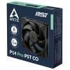 Arctic P14 Pro PST PC větrák s krytem černá