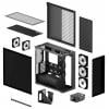 Arctic Xtender Mirror midi tower PC skříň, herní pouzdro černá