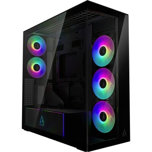 Arctic Xtender Mirror midi tower PC skříň, herní pouzdro černá