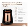 arzum ESPRESSOKANNE mit MILCHAUFSCHÄUMER kávovar bronzová připraví šálků najednou=5