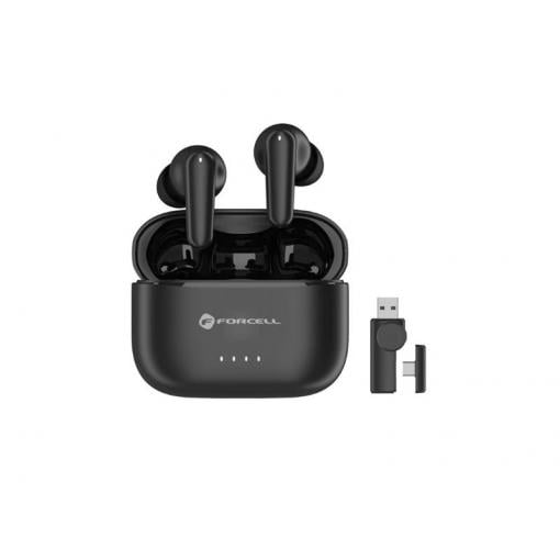 Sluchátka Bluetooth FORCELL F-Audio Super Clear Calls Black