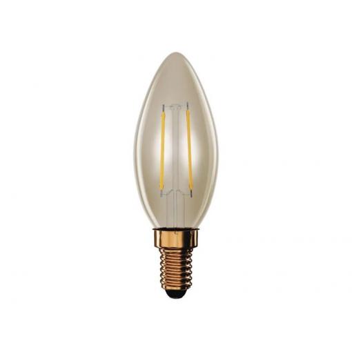 Žárovka LED E14 2,5W svíčka bílá teplá EMOS Z53012 Vintage
