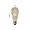 Žárovka LED E27 4,5W ST64 bílá teplá EMOS Z57032 Vintage