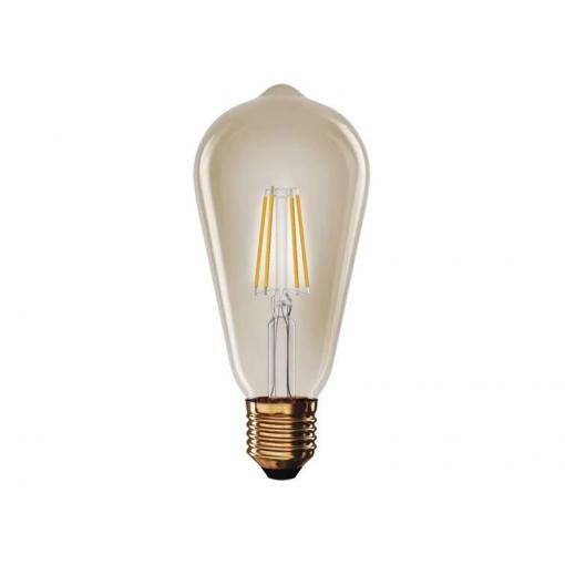 Žárovka LED E27 4,5W ST64 bílá teplá EMOS Z57032 Vintage