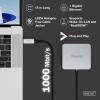 Digitus USB 3.1 Gen 1 (USB 3.0), USB 3.0, USB, USB-C® kabelový adaptér [1x USB, USB 3.2 Gen 1 (USB 3.0) - 1x RJ45, RJ45 zástrčka] AK-300601-150-S 15 m fóliové