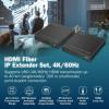 Digitus DS-55350 HDMI™, HDMI® vstup, HDMI® výstup, SFP , Konektor pro síťový adaptér, RS232, microUSB, na sluchátka (jack 3,5 mm) HDMI extender přes optický